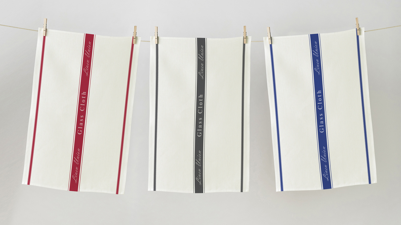 Linen Union Gläsertücher von Ulster Weavers