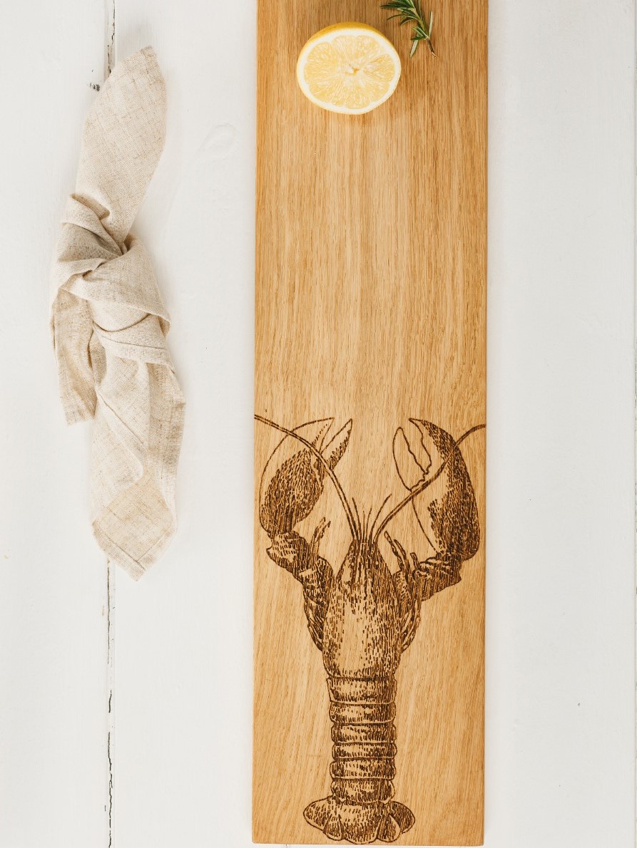 Hummer | Großes Servierbrett aus Eiche