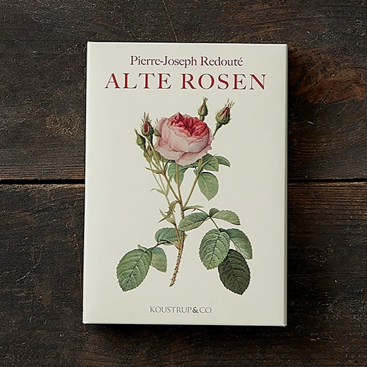 Alte Rosen | Grußkarten-Mappe mit 8 verschiedenen Rosen-Illustrationen von Pierre-Joseph Redouté | aus Dänemark