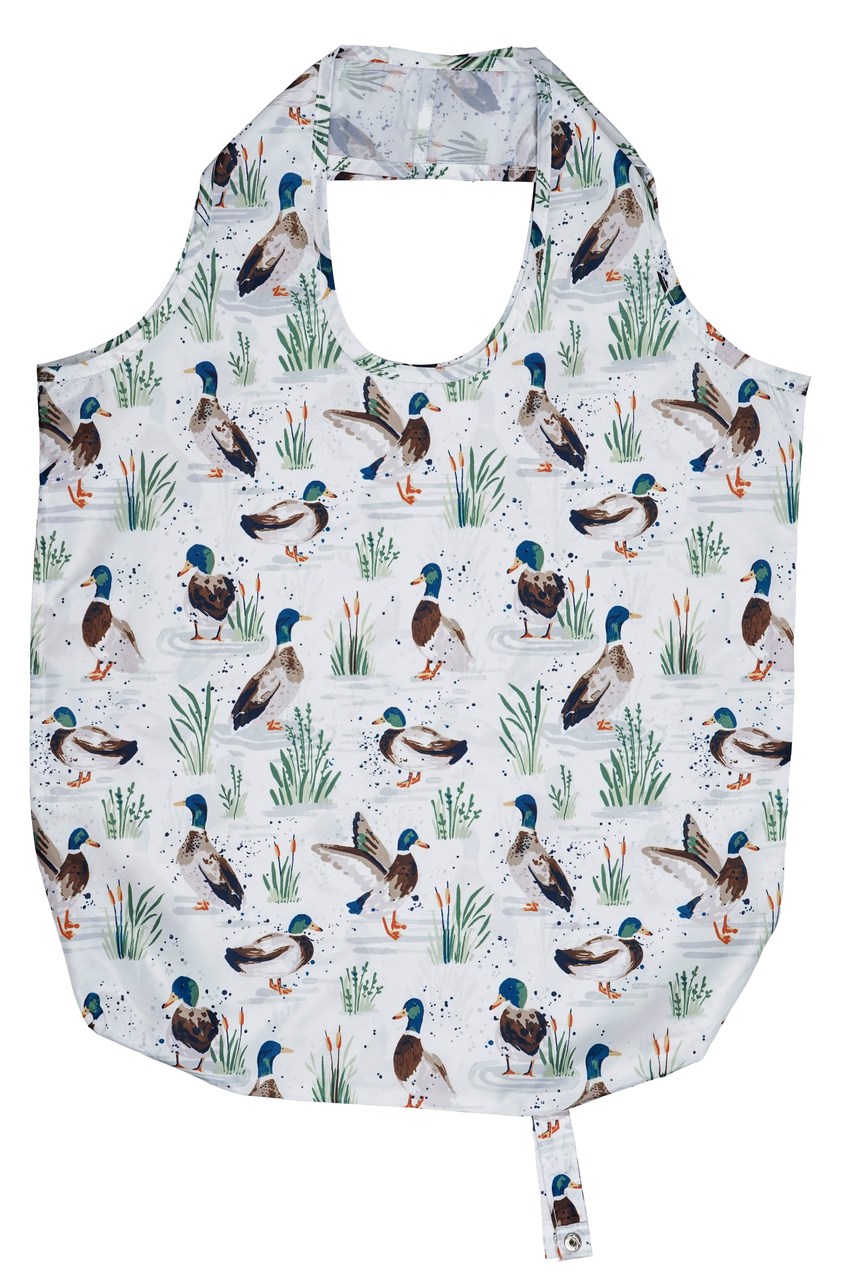 faltbarer Einkaufsbeutel Farmhouse Ducks | von Ulster Weavers