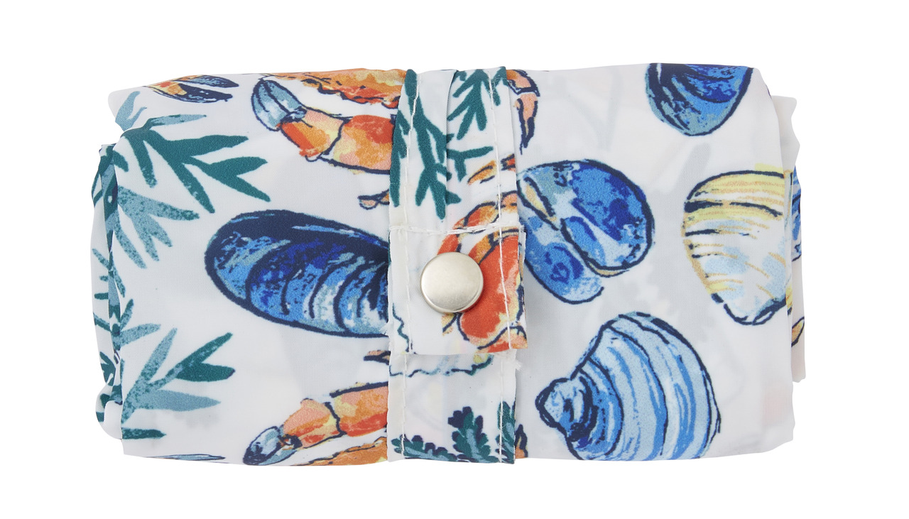 Ulster Weavers Roll-up Bag | Design Shellfish - Meeresfrüchte