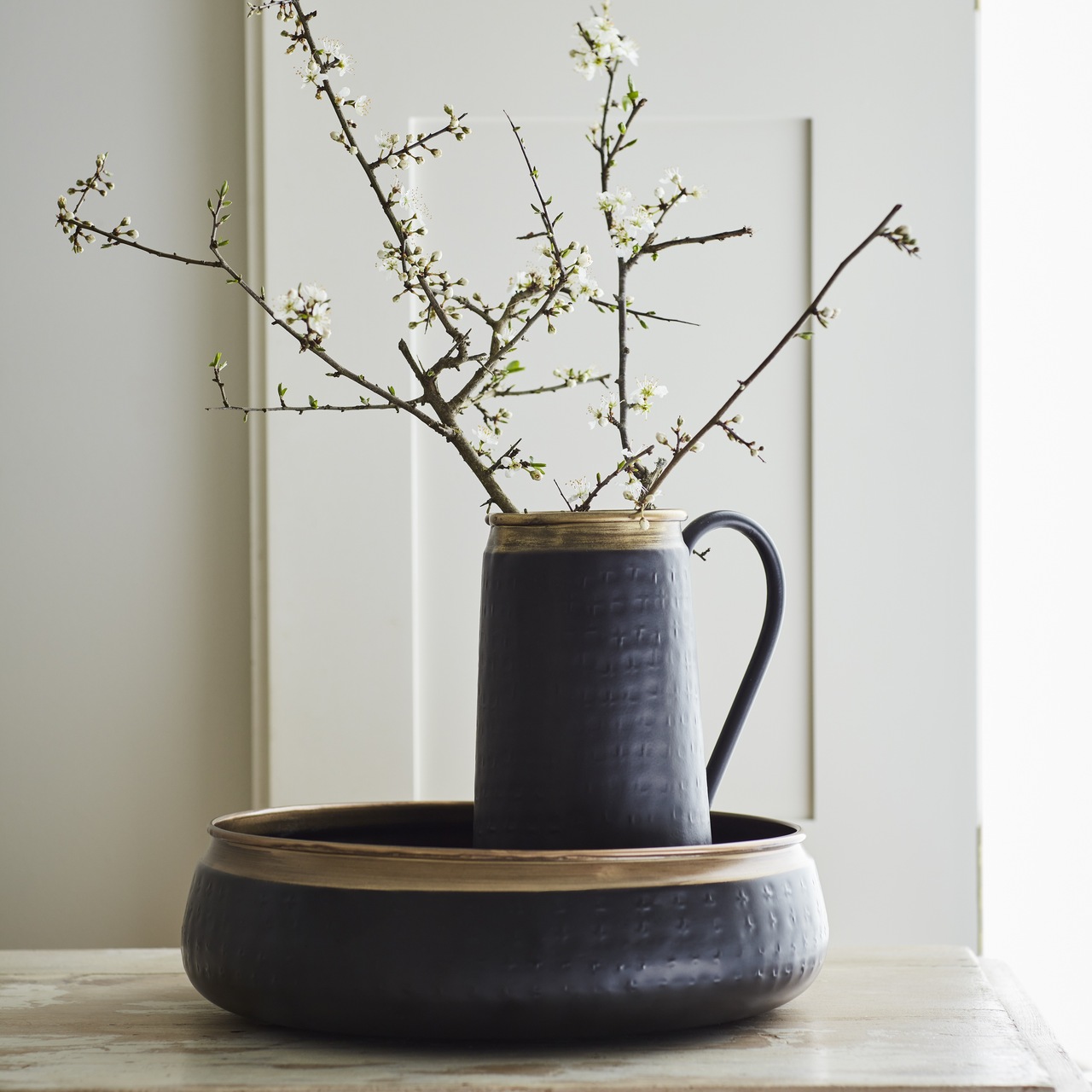 Statement-Schale und Krug SAHARA SUNSET | wenig Mittel - große Wirkung