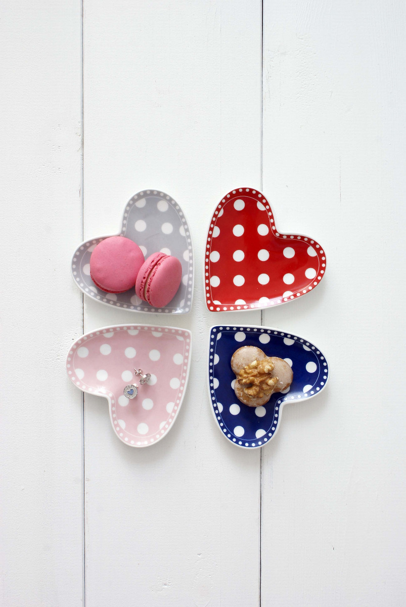 Krasilnikoff Herztellerchen Punkte, 4 Farben