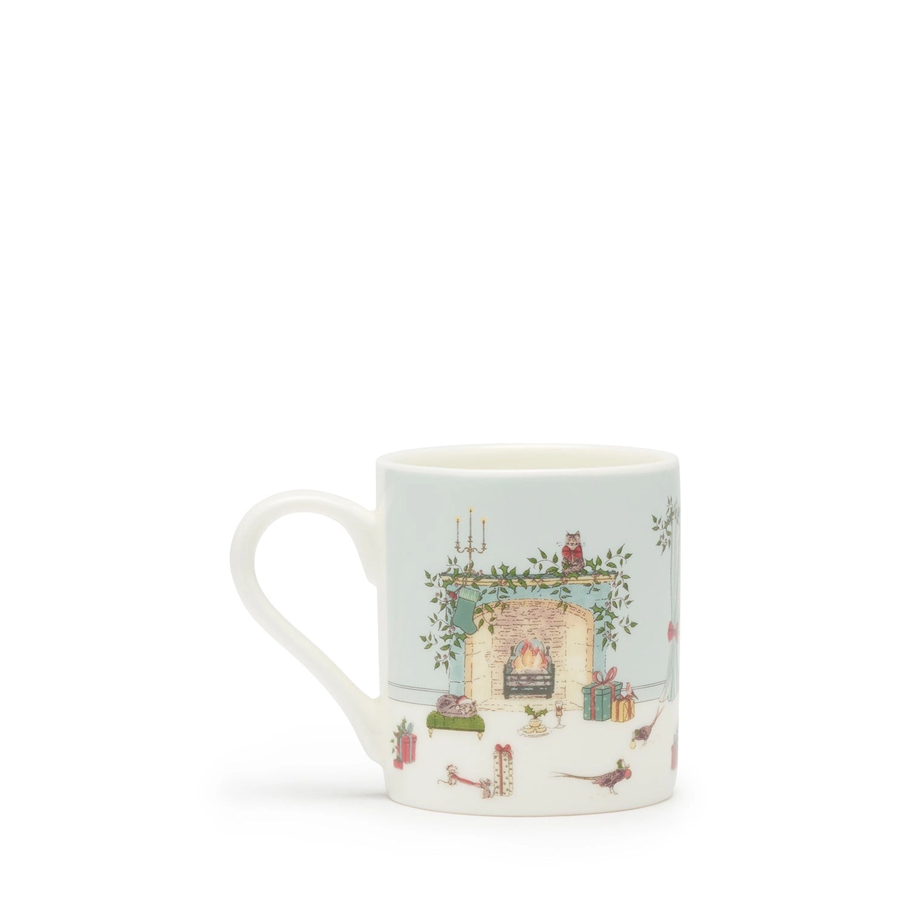 Mini-Tasse | Design Cosy Christmas | Das gemütliche Kaminfeuer
