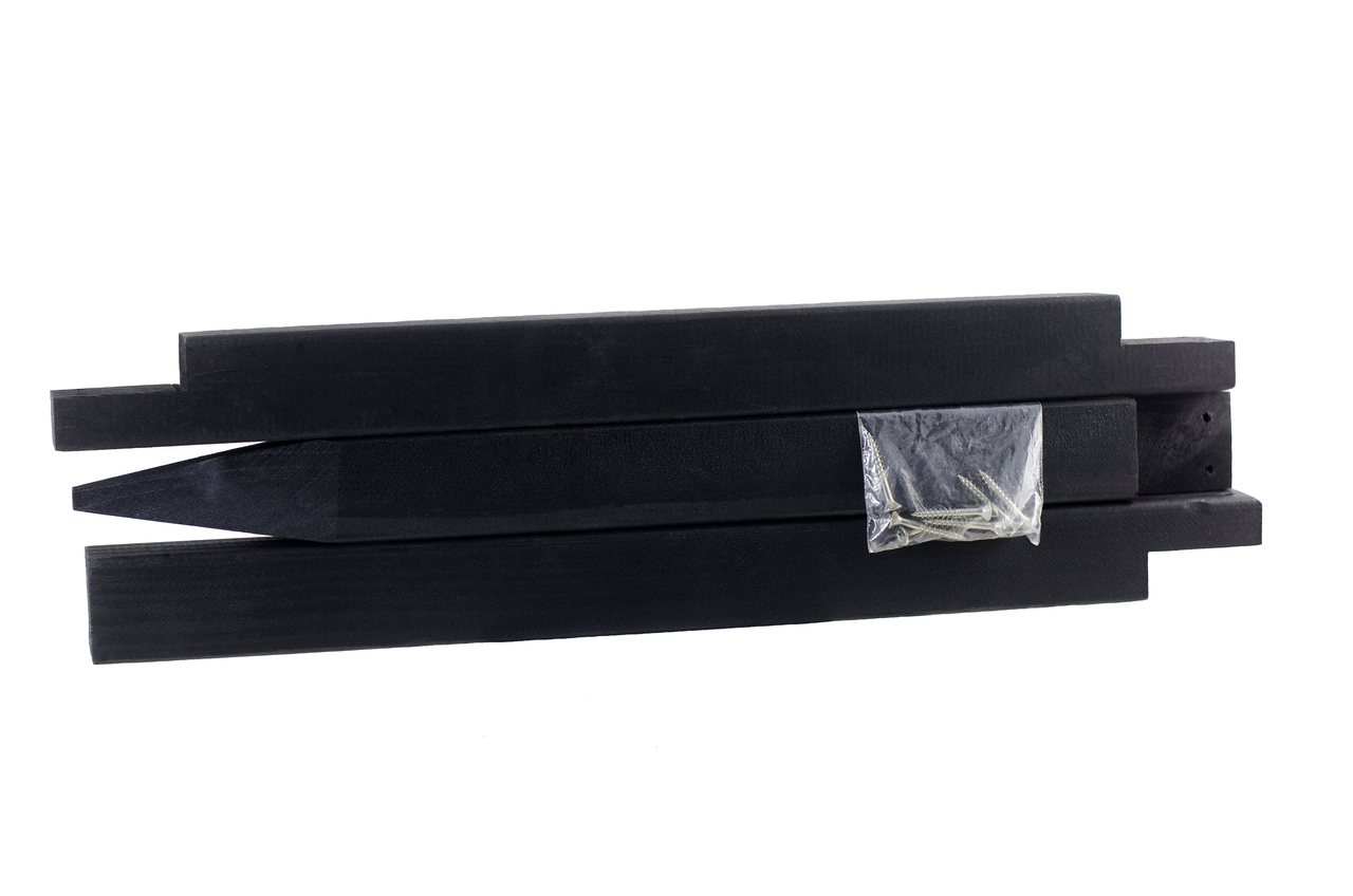 3-teiliger Holzpfosten zum Austellen der Vogel-Futterhäuser, Bienenhotels oder des großen Futterturms