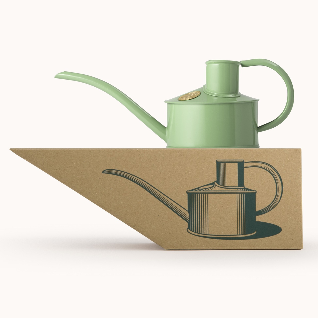 Haws Pot Waterer 1 Pint | Zimmergießkanne Salbeigrün | mit Box