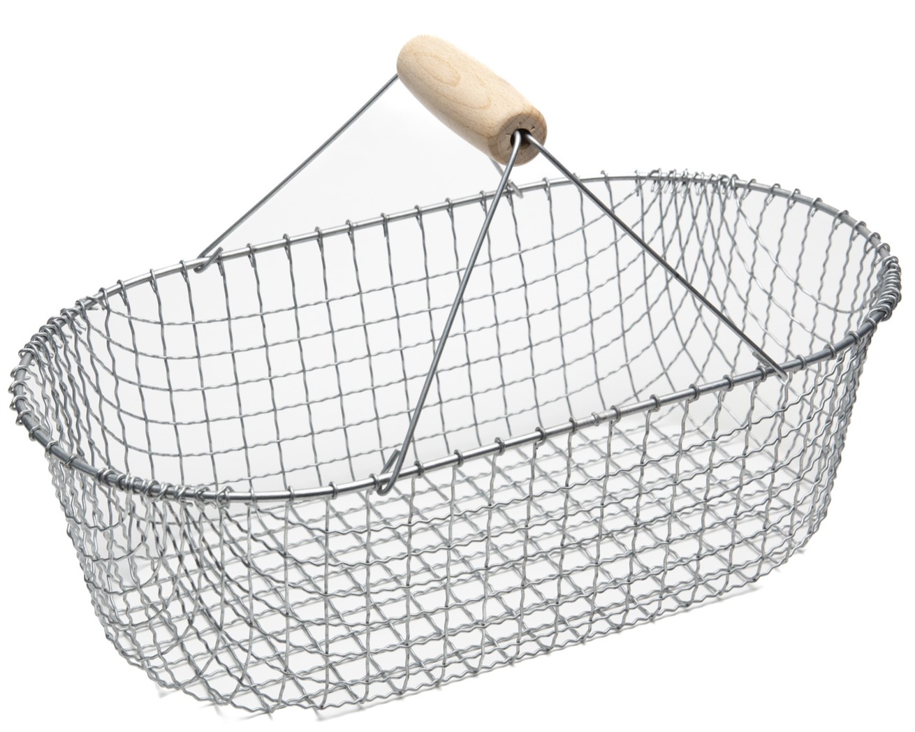 Traditioneller Erntekorb | Kartoffelkorb aus Drahtgefelcht