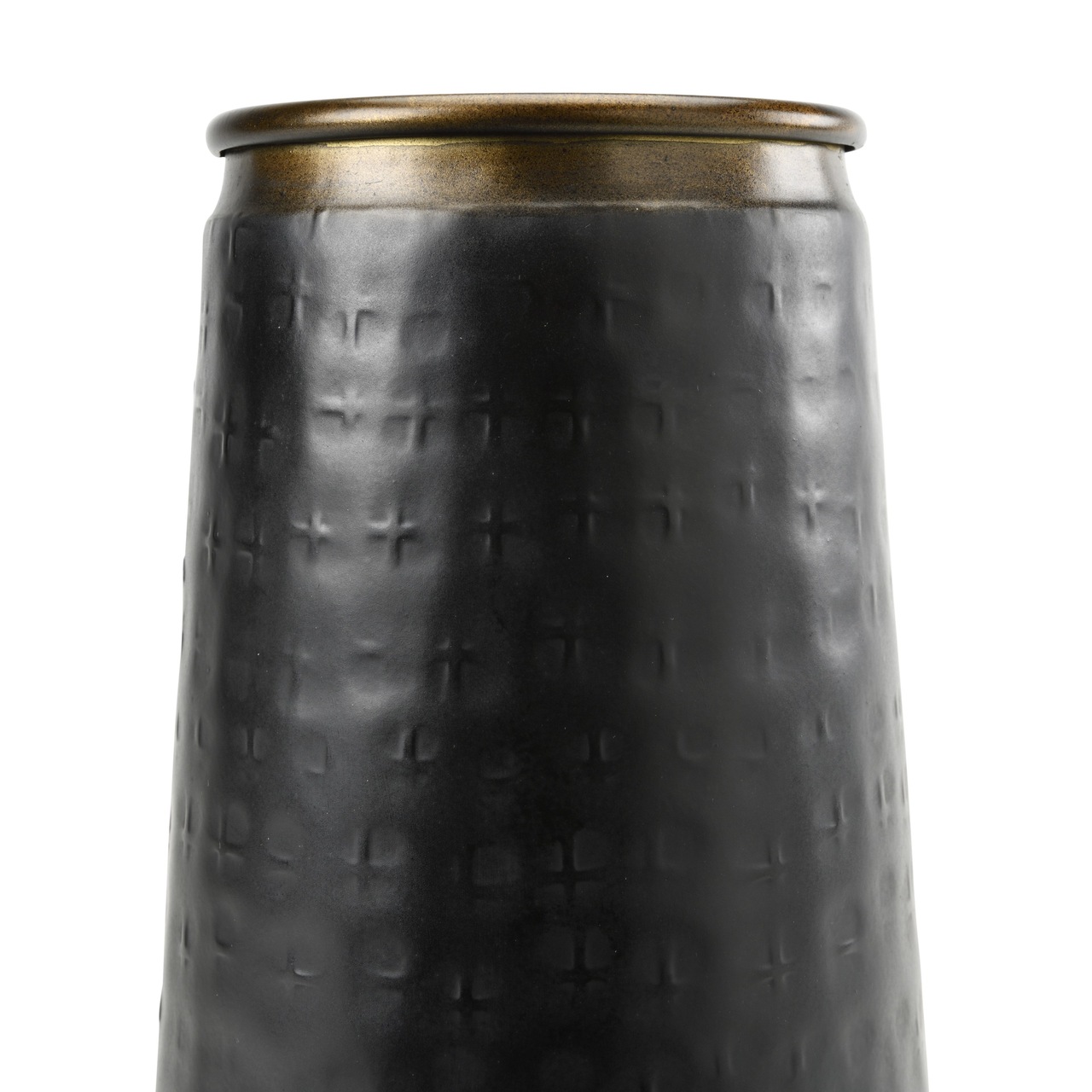 Metall-Vase SAHARA SUNSET | mit dekorativ lackiertem Rand