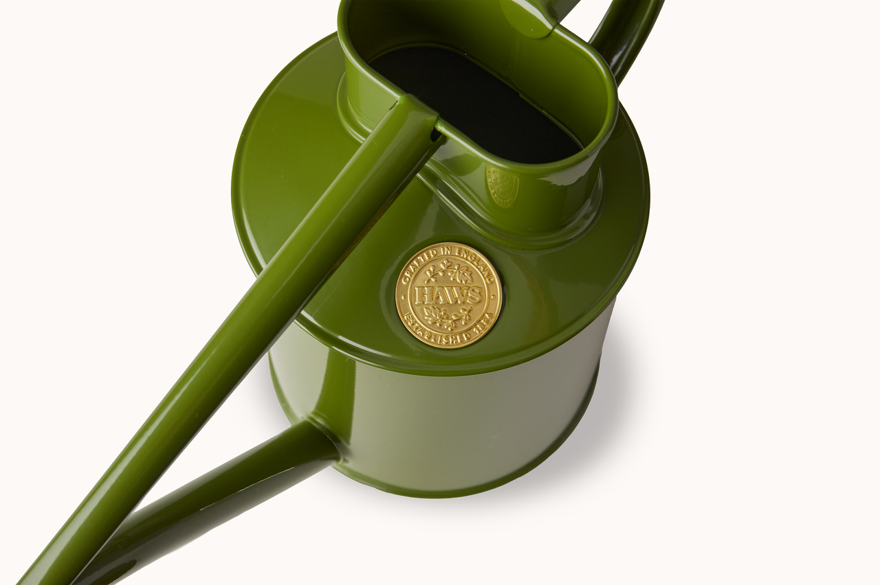 Haws Zimmergießkanne Pot Waterer 2 Pint von oben | Farngrün