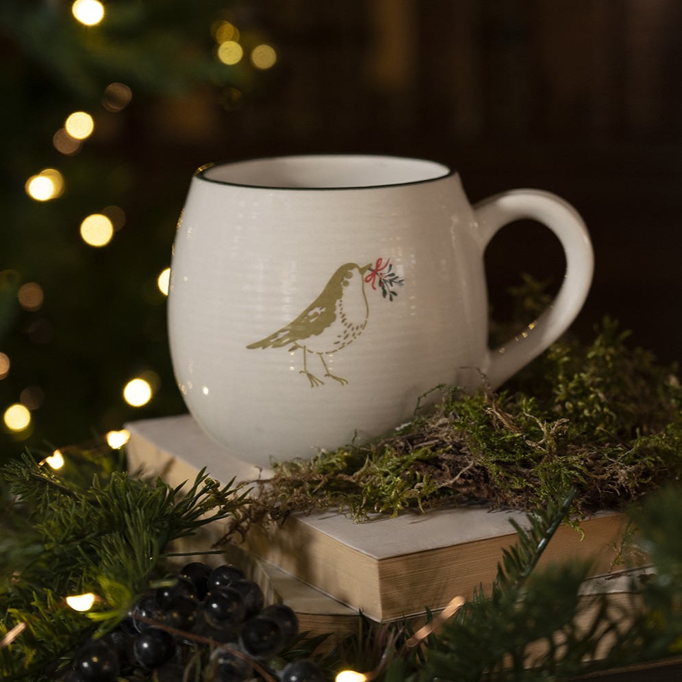 Weihnachtsbecher | Robin - Rotkelchen | von Sophie Allport, England