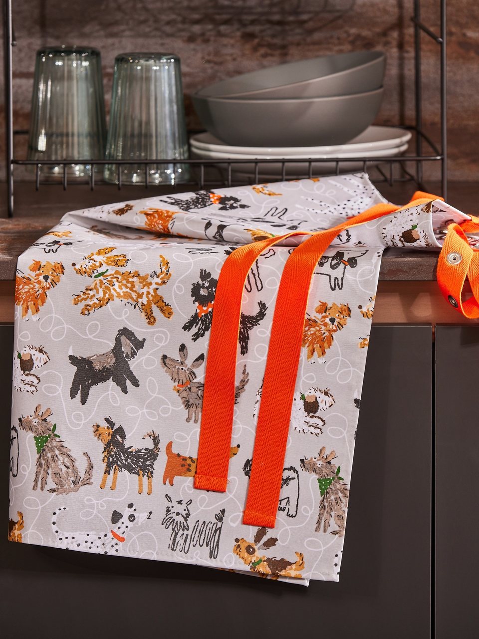 Dog Days | beschichtete Schürze von Ulster Weavers