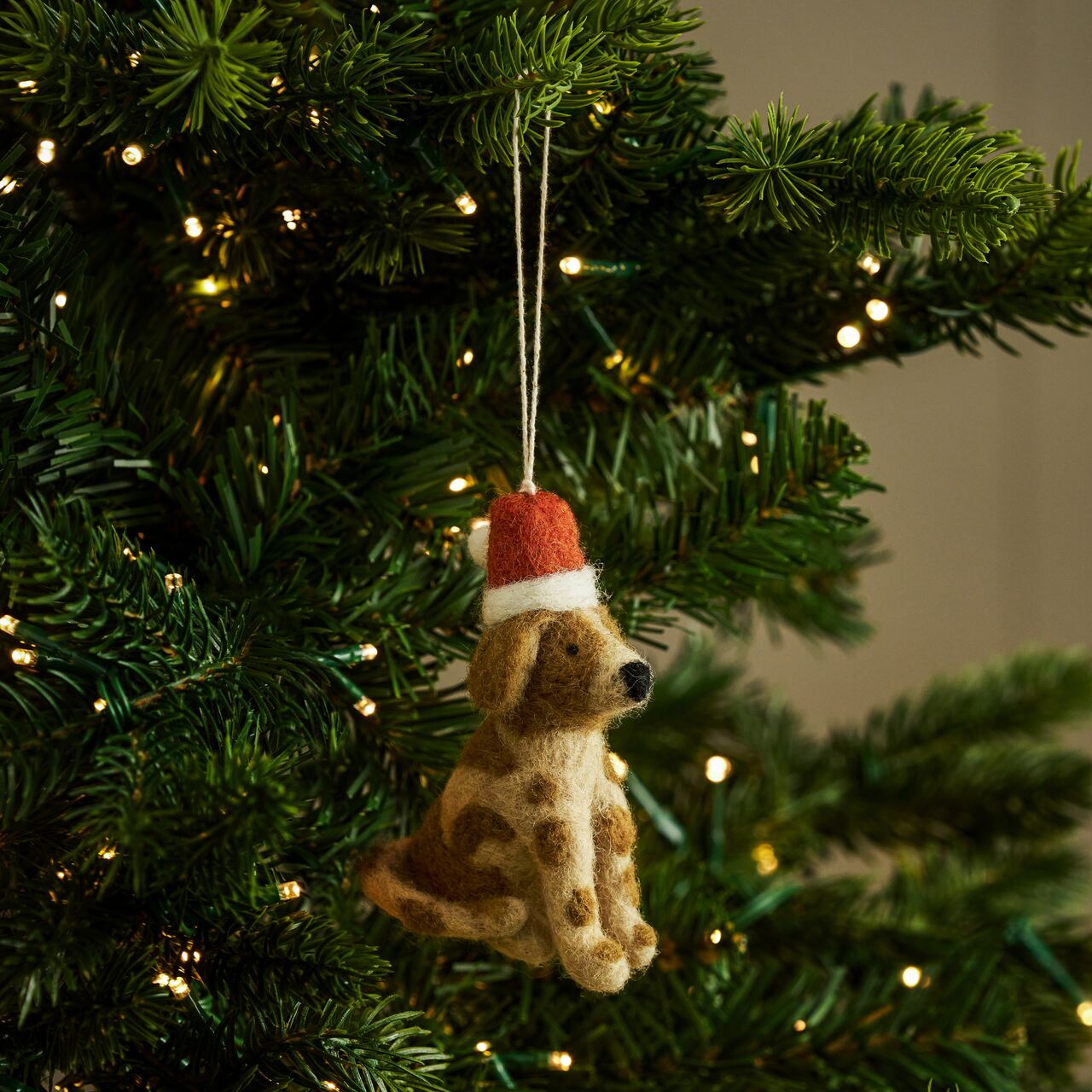 Baumschmuck aus Filz | Hundefigur | von Sophie Allport