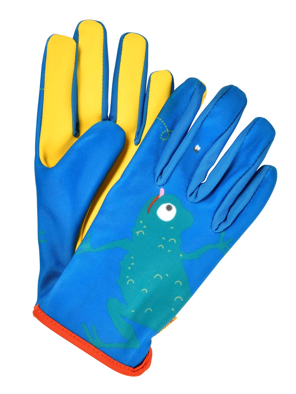 Kinder-Gartenhandschuhe, Modell Frosch