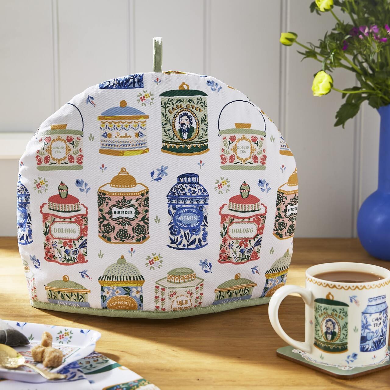 Teehaube und Tasse Teedosen - Tea Tins