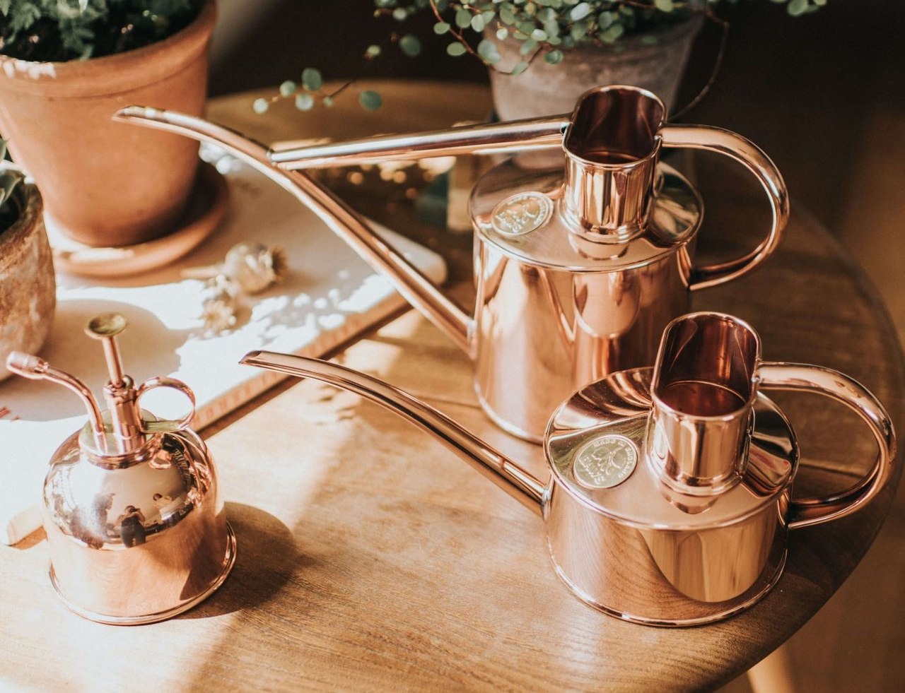 Haws Kupfer-Pot Waterer 1 Pint |  2 Pint & Kupfer-Feinzerstäuber