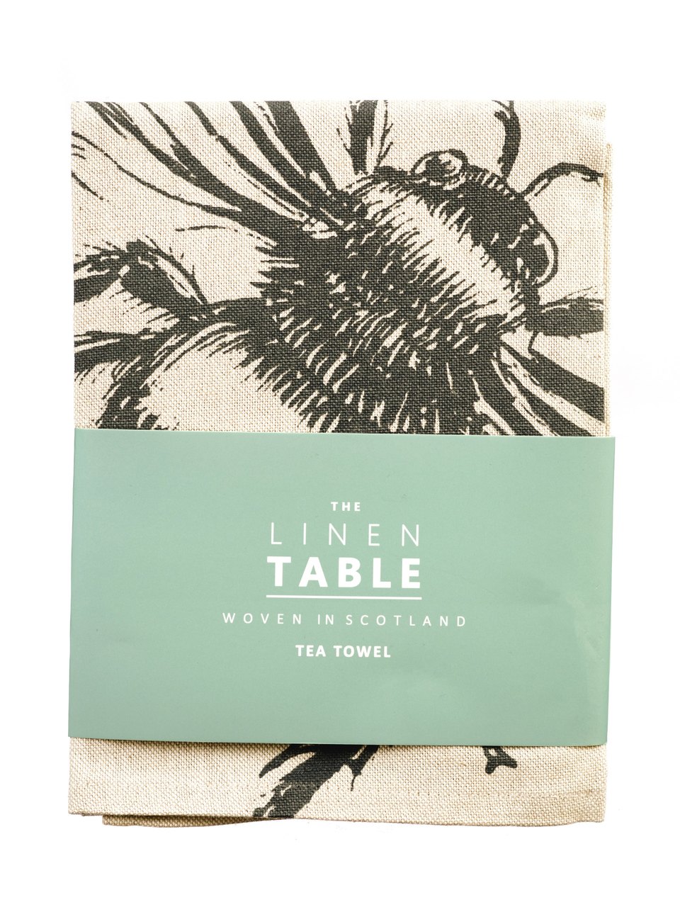 Geschirrtuch Motiv Biene | 50% Leinen - 50% Baumwolle