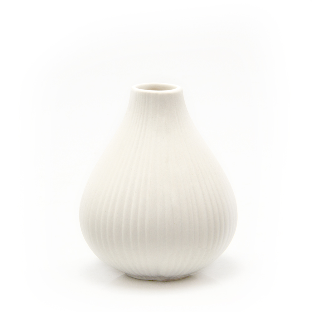 Keramikvase Frost - weiß