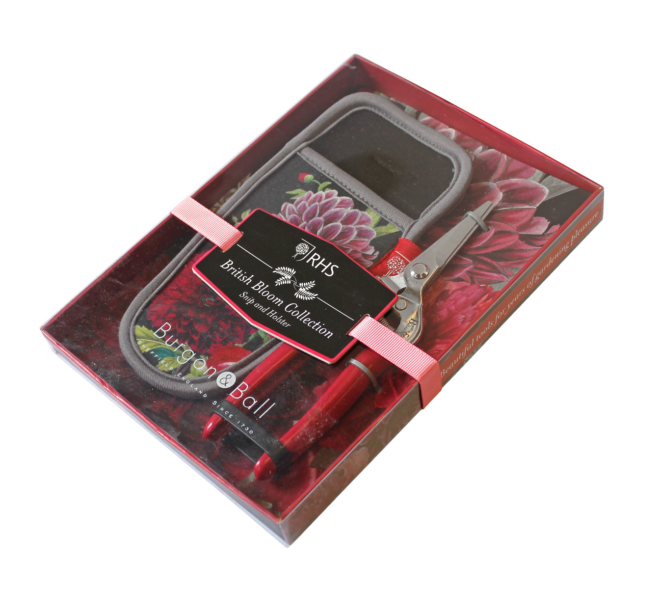 Präsentbox British Bloom - Blumenschere mit Holster