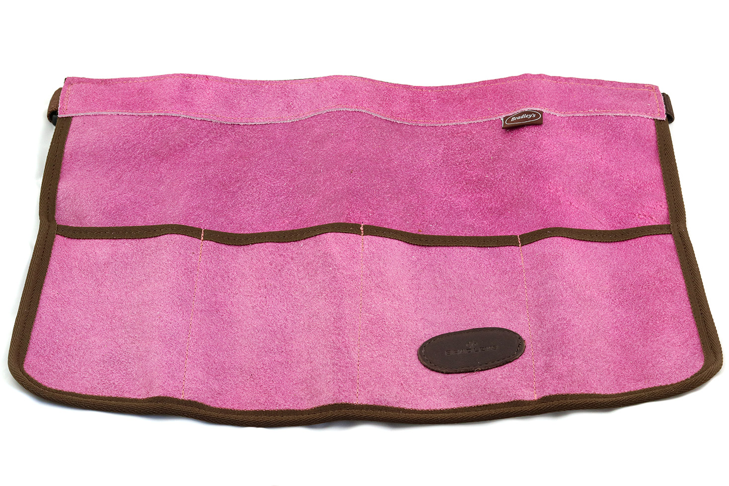 Bradley's Leder-Werkzeugschürze pink