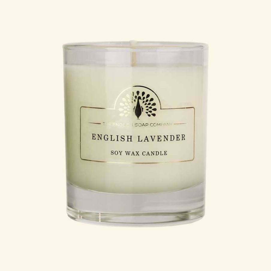 Duftkerze 'Englischer Lavendel' | Reines Sojawachs im Glas