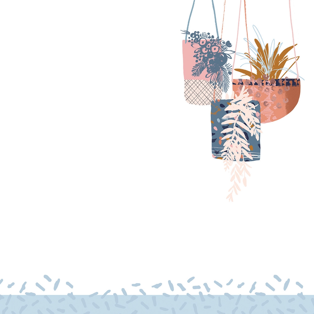 Blatt-Design des Boho-Notizblocks