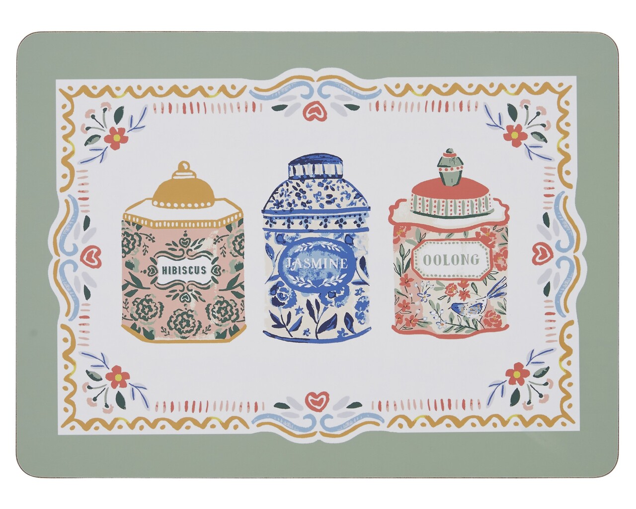 Teedosen | Platzset bestehend aus 4 Stück