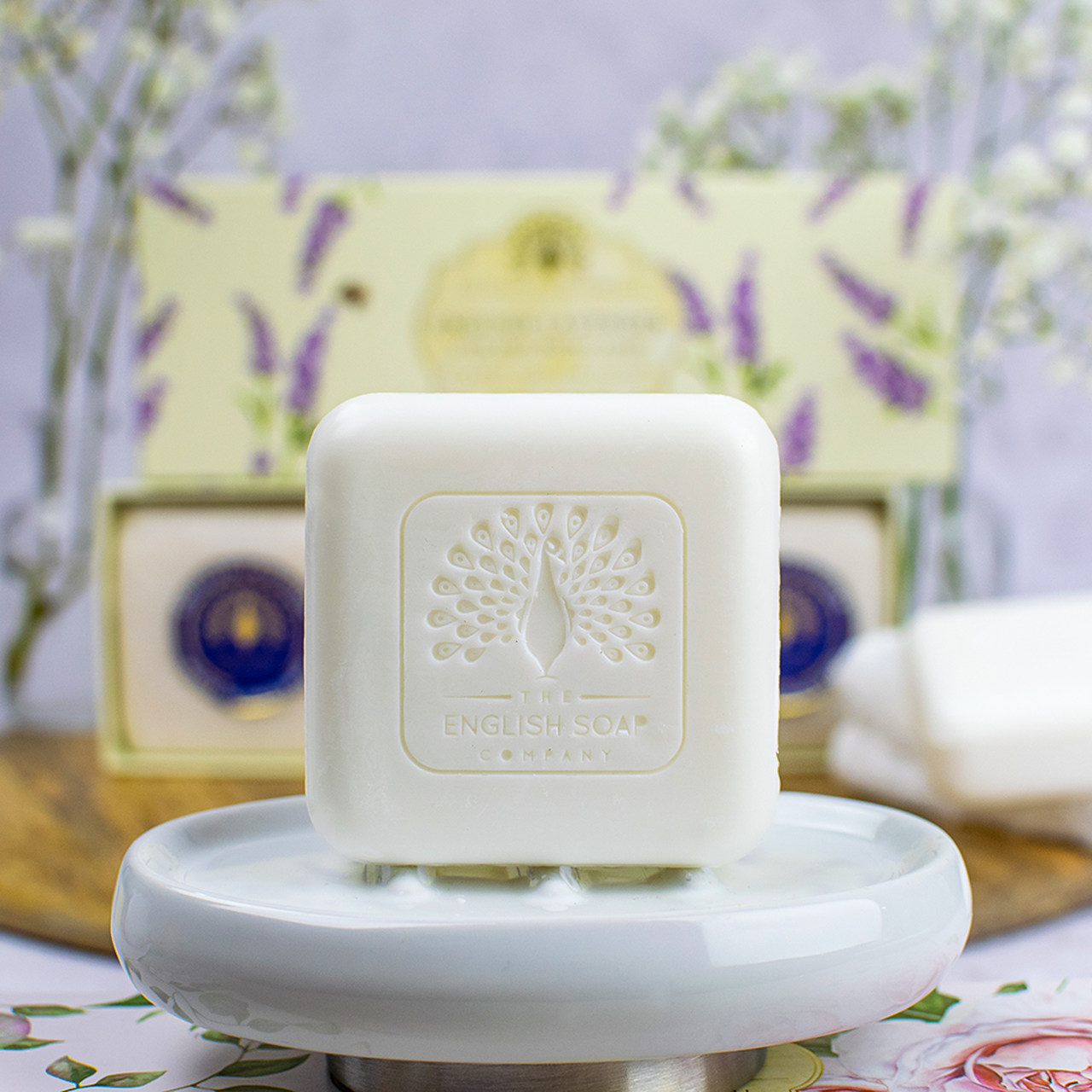 3 x 100 g Duftseife Englischer Lavendel | The English Soap Company