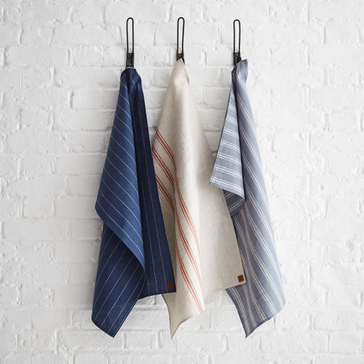 Geschirrtücher 1880 Linen Range - Indigo | Koralle | Grau