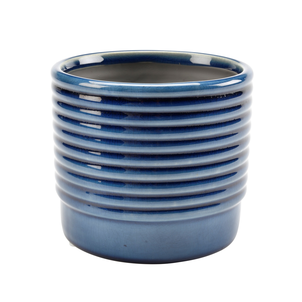 Indoor-Übertopf OSLO blau | klein