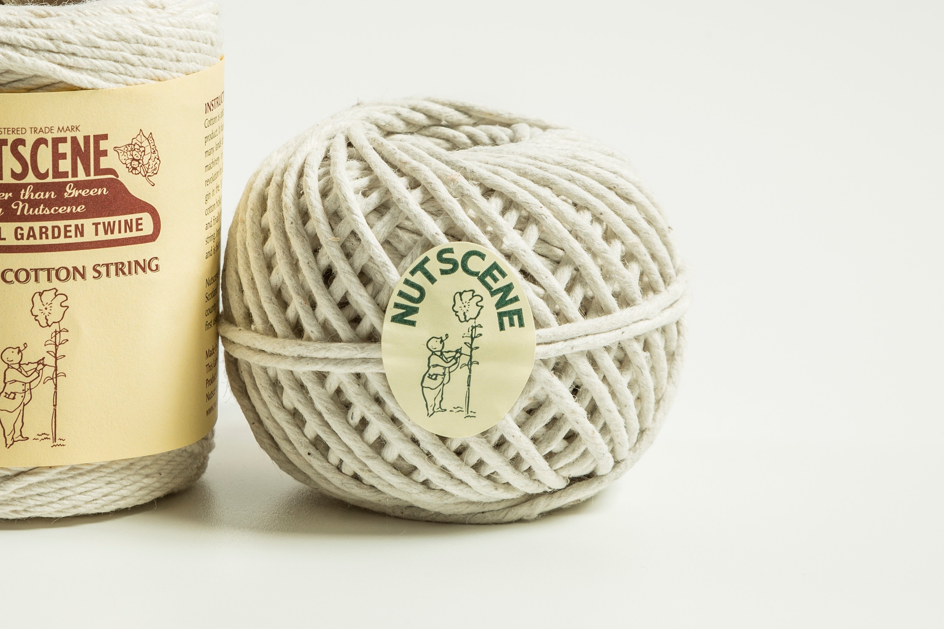 Baumwollschnur-Knäuel | Ersatzschnur für Schnurhalter Eule