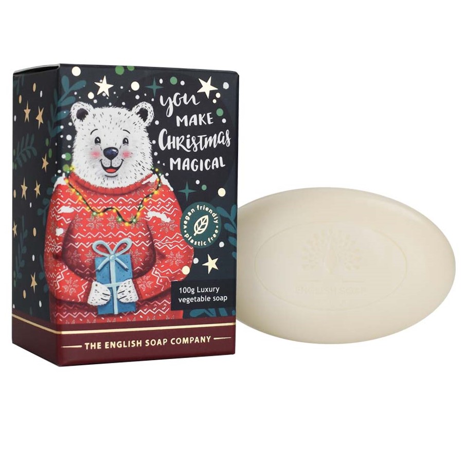 Vegane Luxusseife | Motiv Eisbär | The English Soap Company