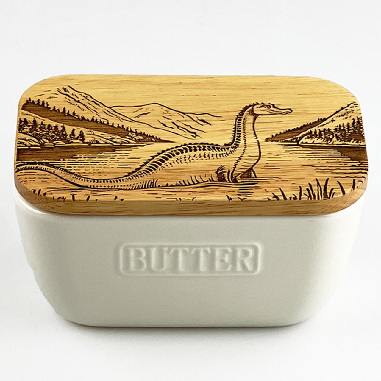 Nessie | Butterdose weiß | von Selbrae House