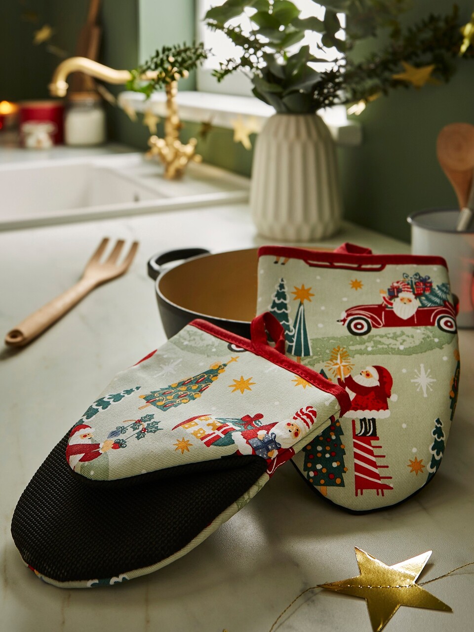 Topfhandschuhe | Es weihnachtet ! | von Ulster Weavers