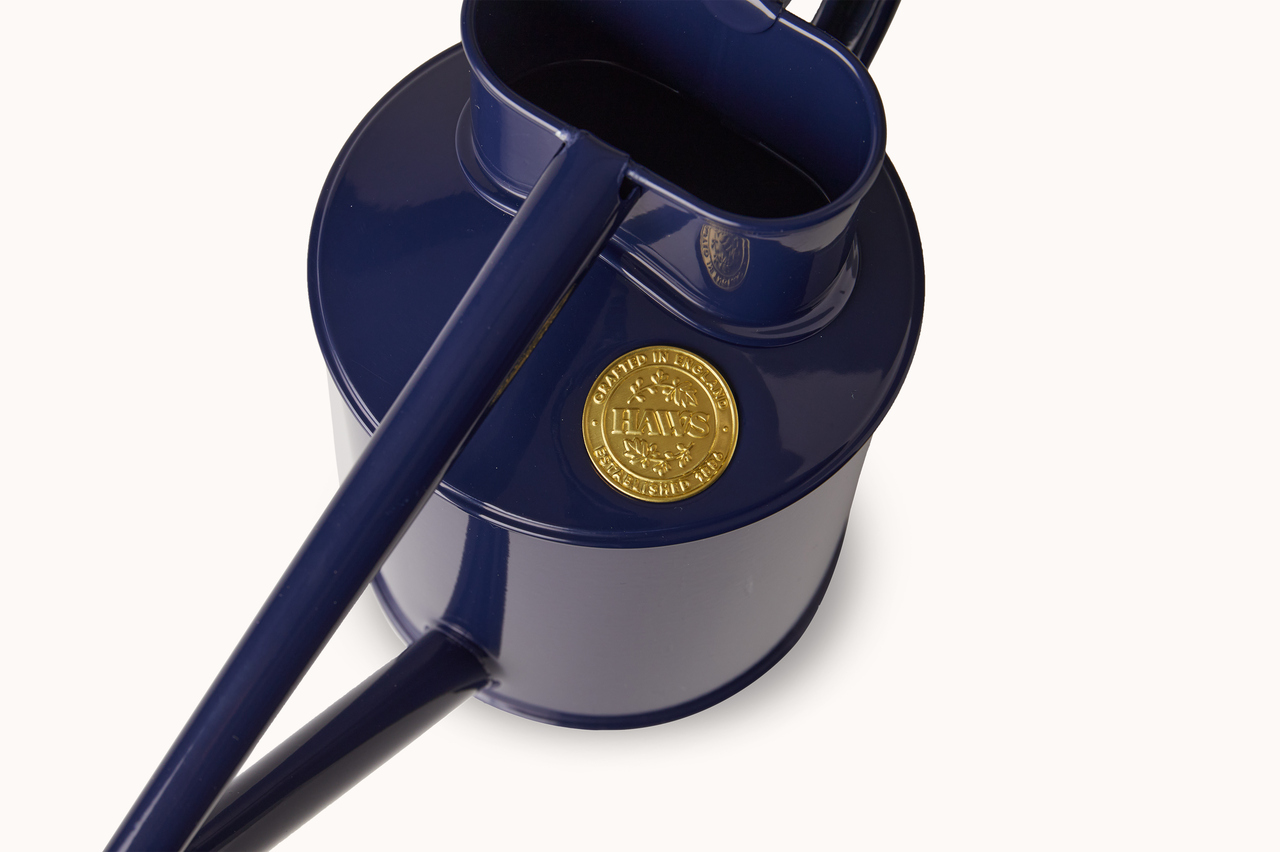 Haws Zimmergießkanne Classic von oben  | Navyblau