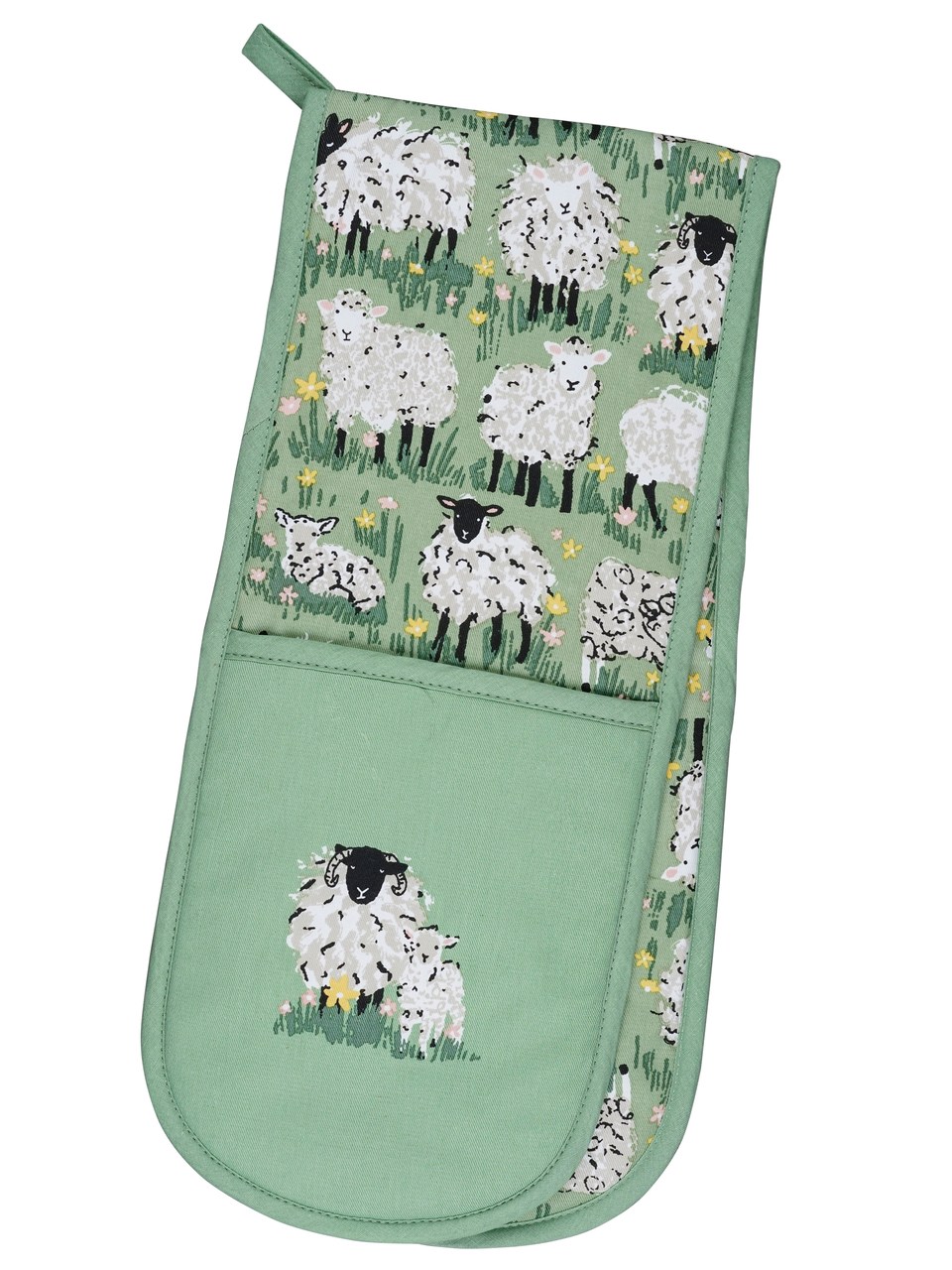 Flauschige Schafe | Backofenhandschuh von Ulster Weavers