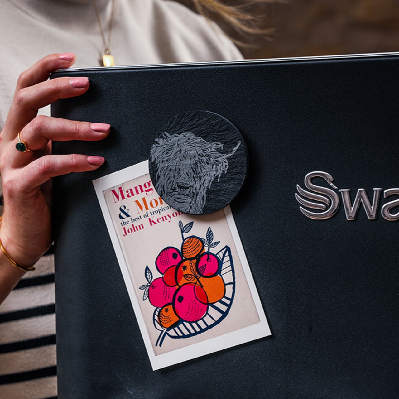 Dekorativer Kuhlschrankmagnet aus Schiefer | von Selbrae House, Schottland