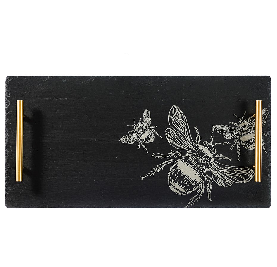 Schiefer-Serviertablett Biene - The Just Slate Company, Selbrae House
