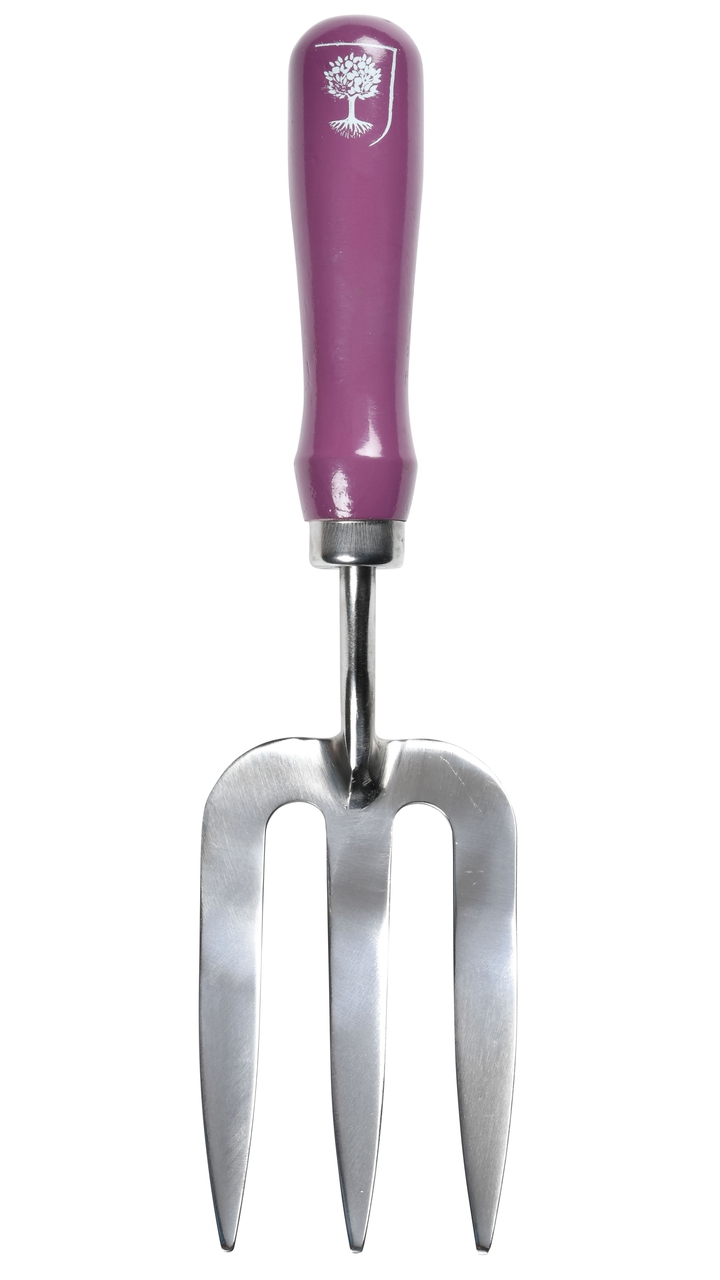 Grabegabel mit dem Gütesiegel der Royal Horticultural Society (RHS) am Griff