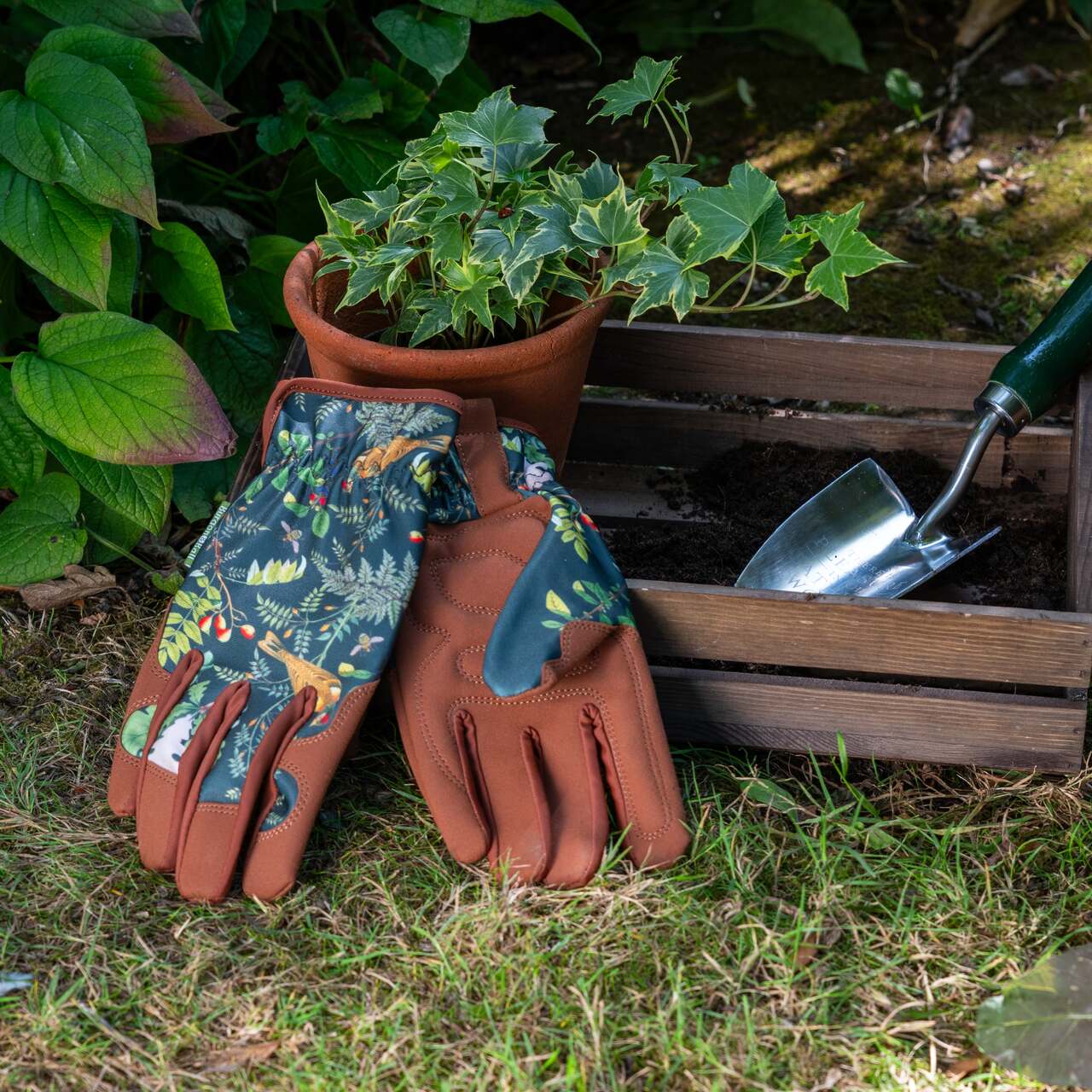 Wunderwald-Gartenhandschuhe | RHS Design Woodland Wonders | von Burgon & Ball, aus England