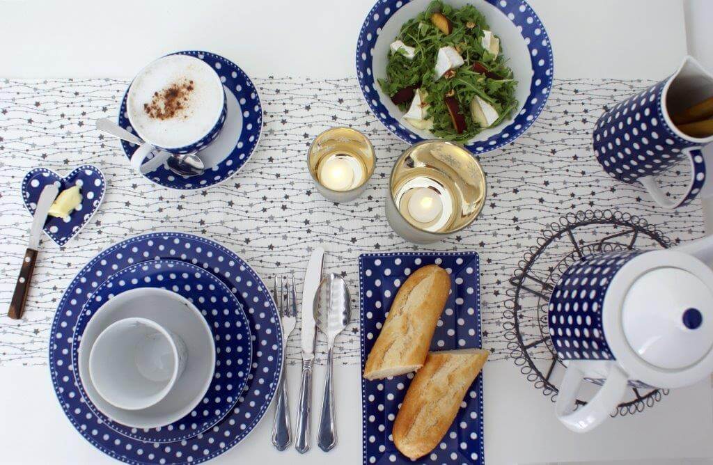 Blaue-Punkte-Serie von Krasilnikoff