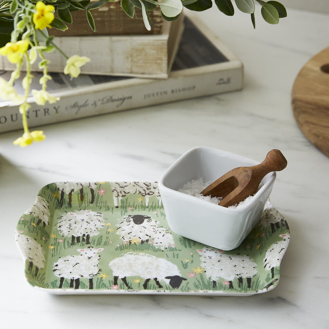 Kleines Serviertablett 'Woolly Sheep' | Ulster Weavers