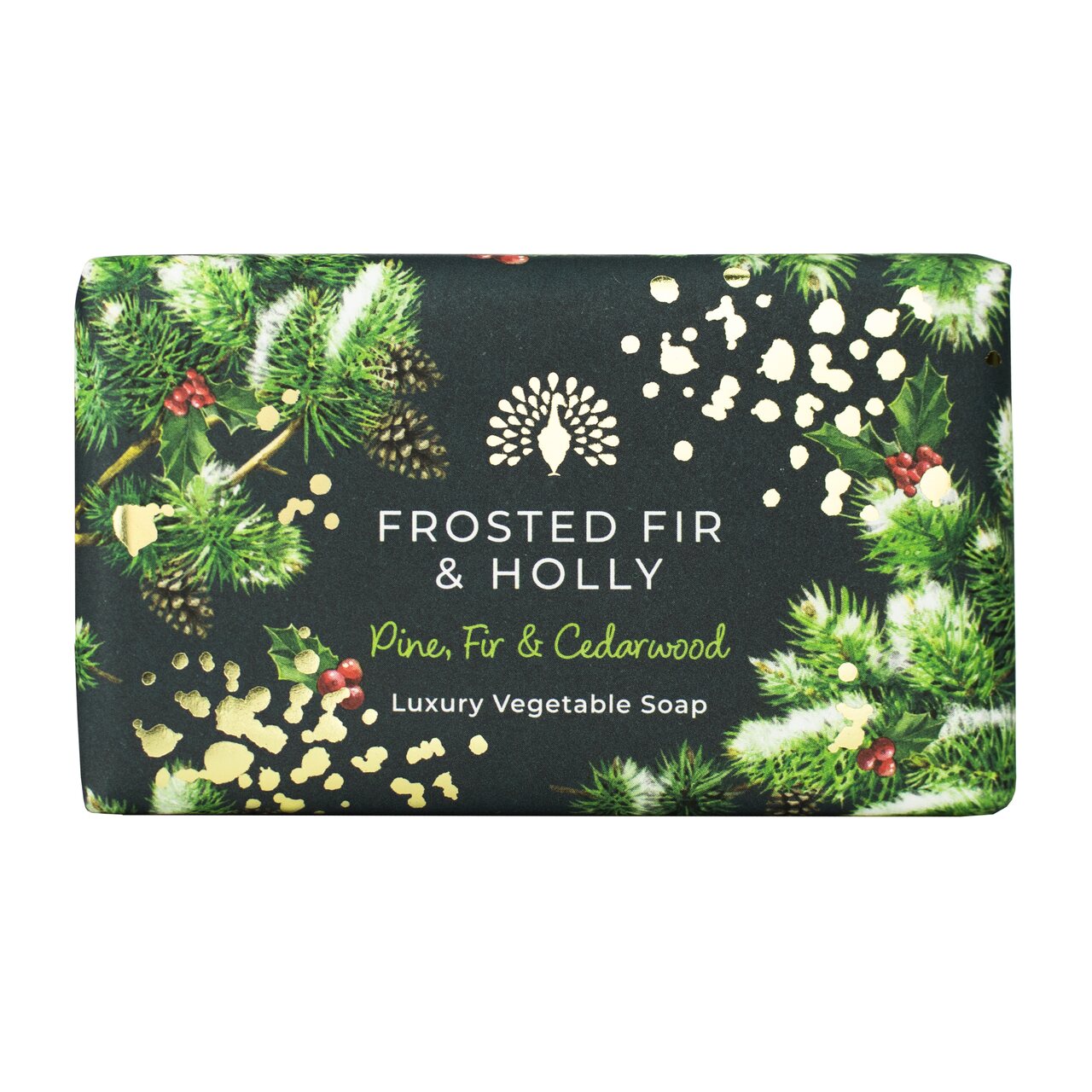 Weihnachtsseife 190 g | Tanne & Stechpalme