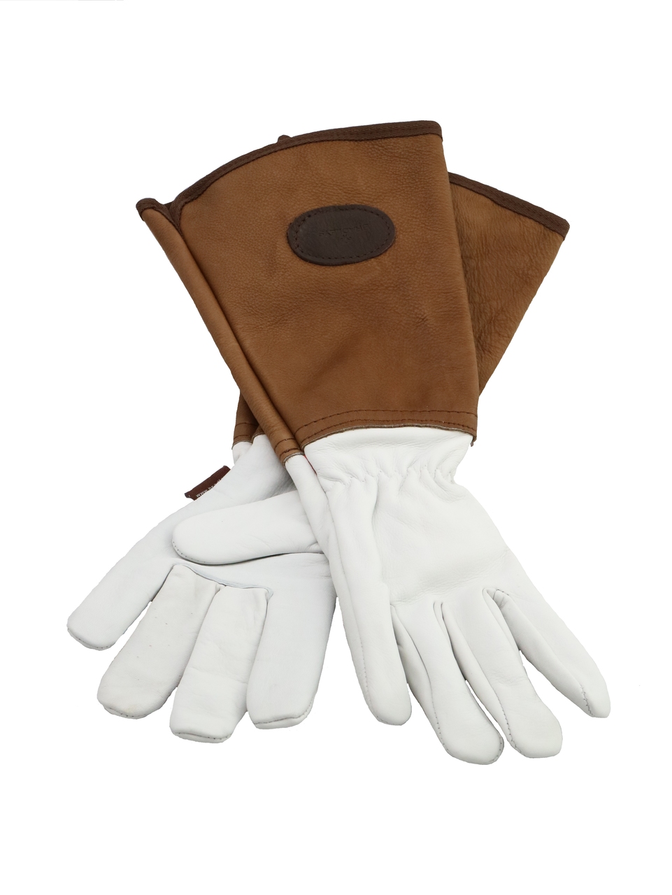 Bradley's Anti-Brombeerhandschuhe small | mit brauner Stulpe