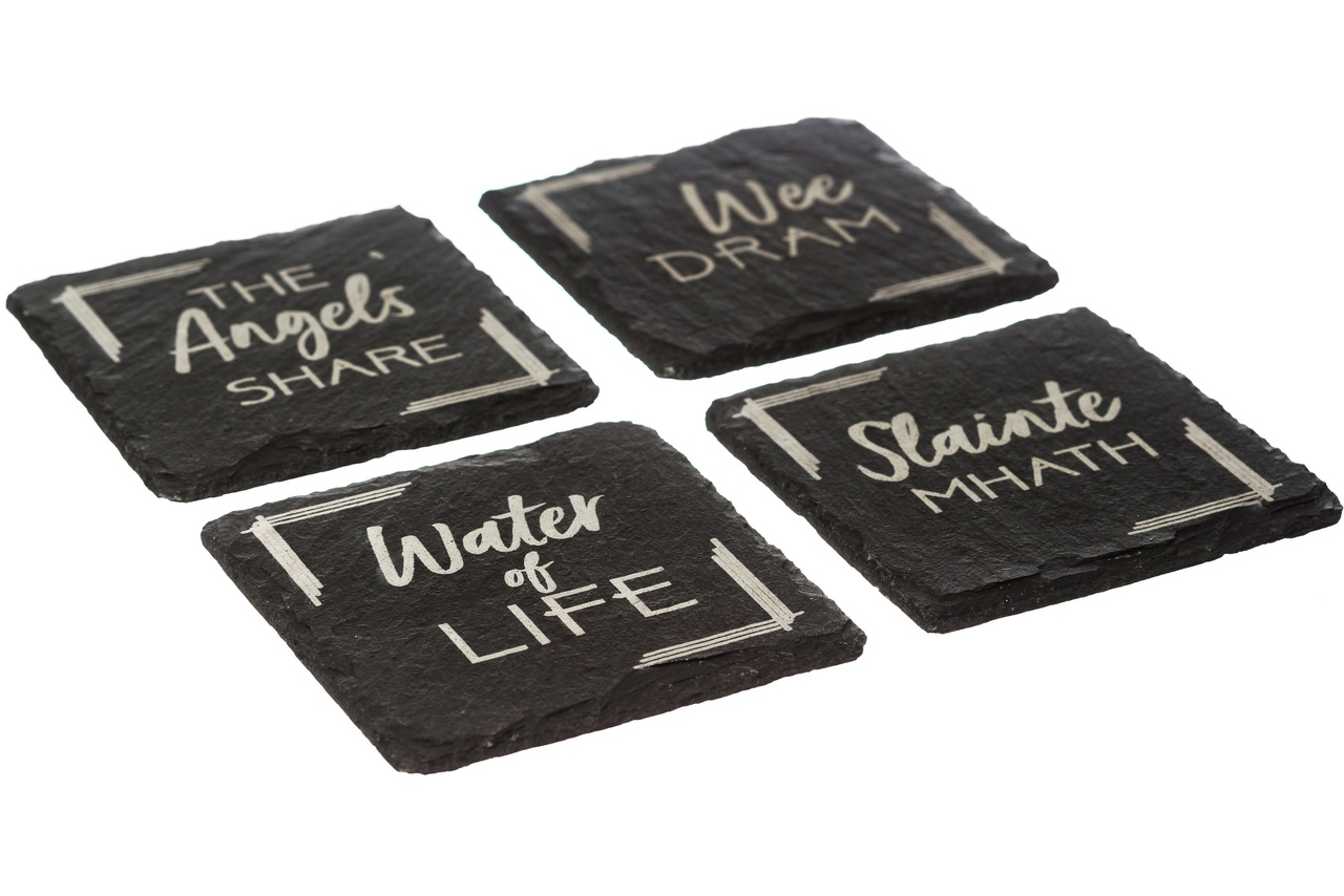 4er-Set Glasuntersetzer | Water of Life