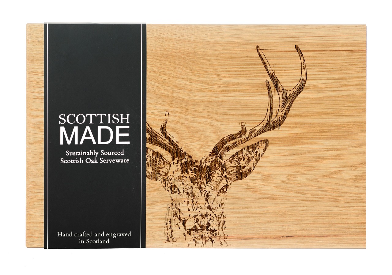 Servier- und Schneidebrett Hirschprinz | von Scottish Made