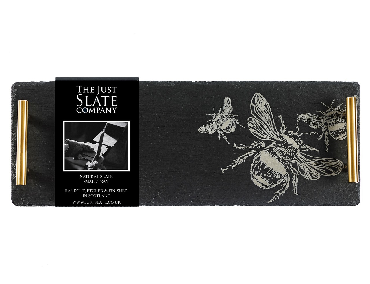 Biene | Serviertablett aus Schiefer, klein
