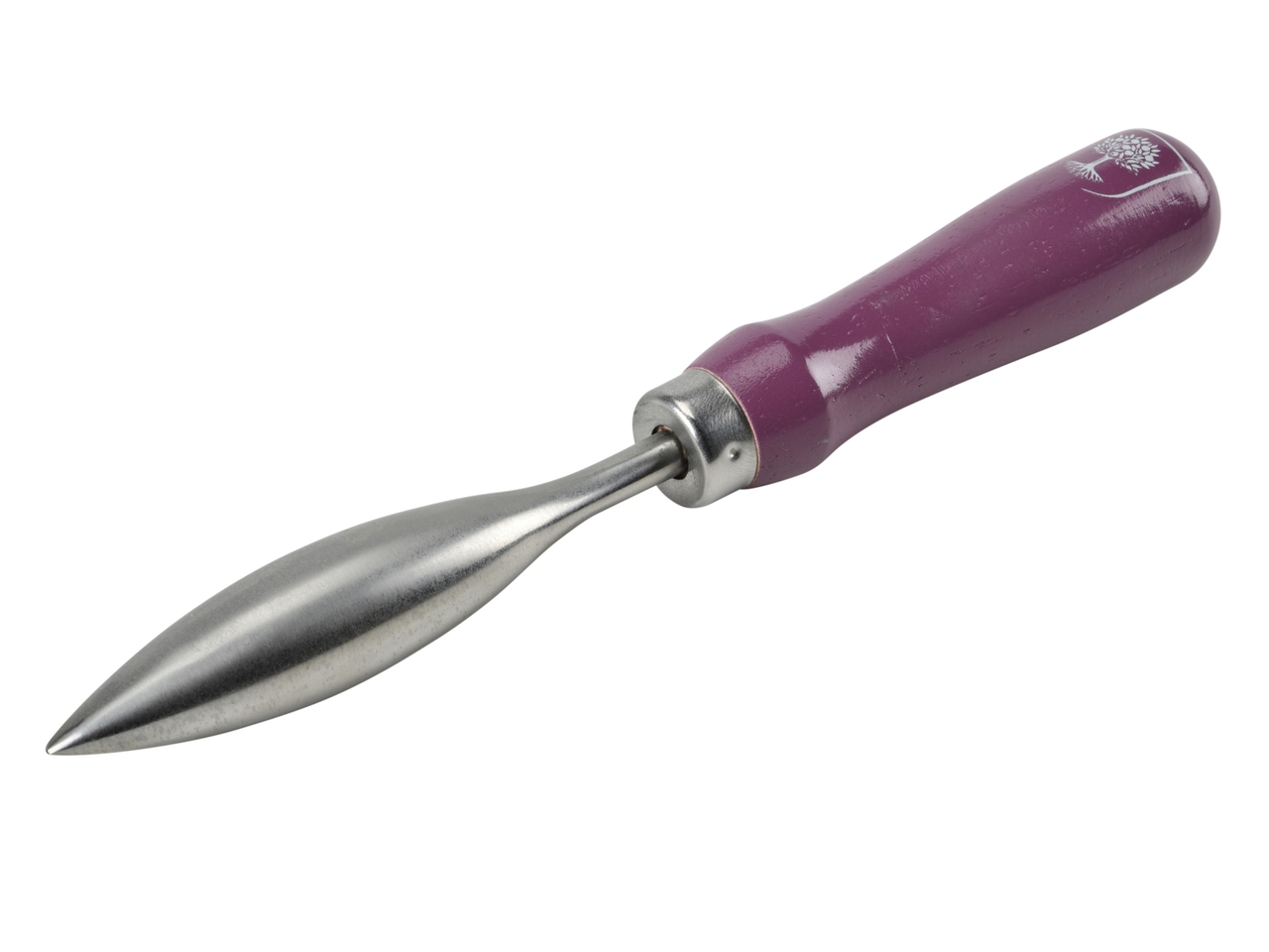 Dibber (Pflanzstock) mit dem Gütesiegel der Royal Horticultural Society (RHS) am Griff