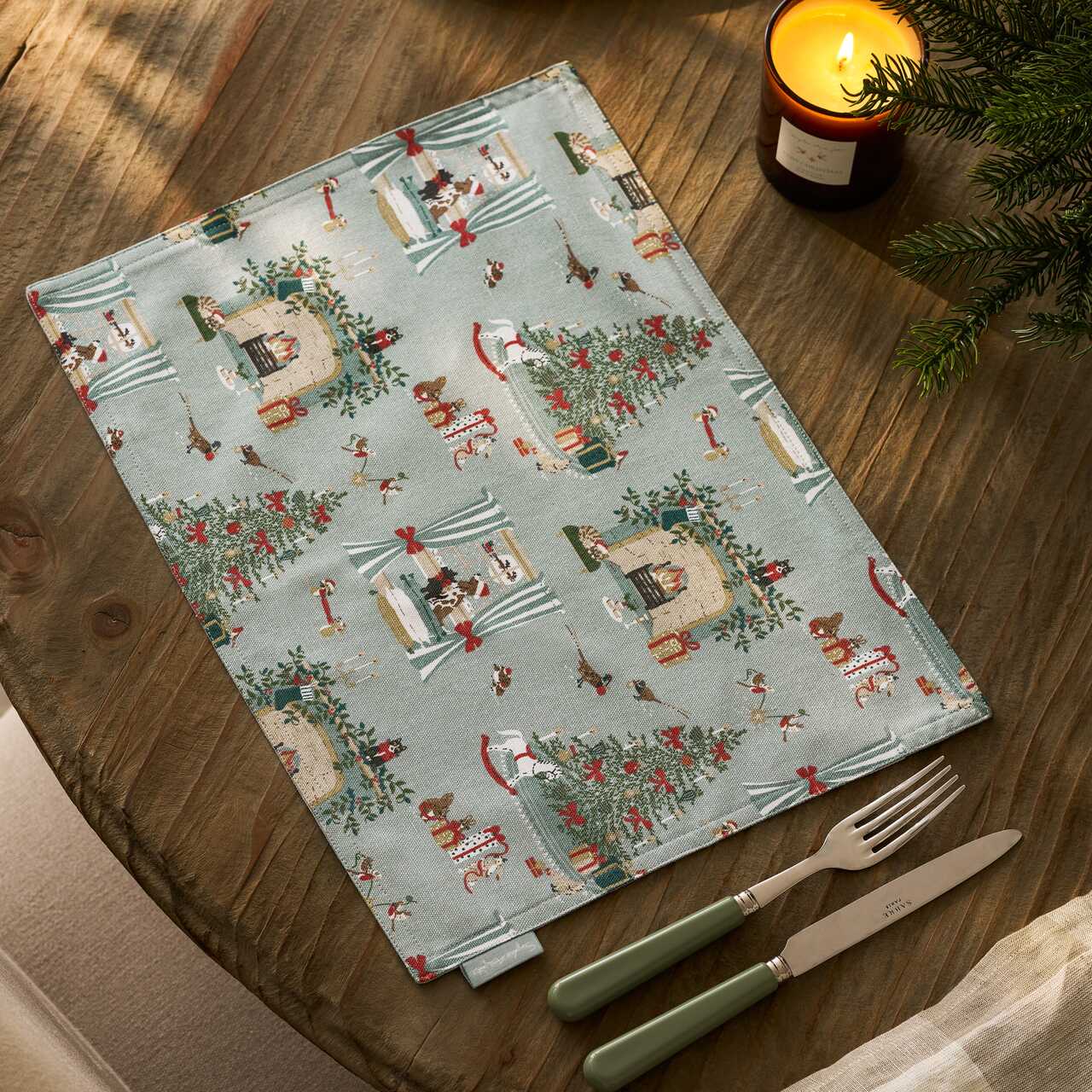 2er-Tischset Cosy Christmas | von Sophie Allport | aus England