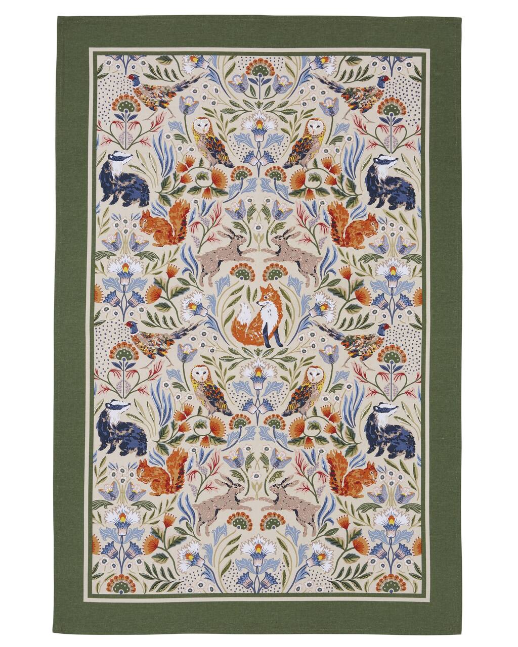 Baumwoll-Geschirrtuch Schlehdorn