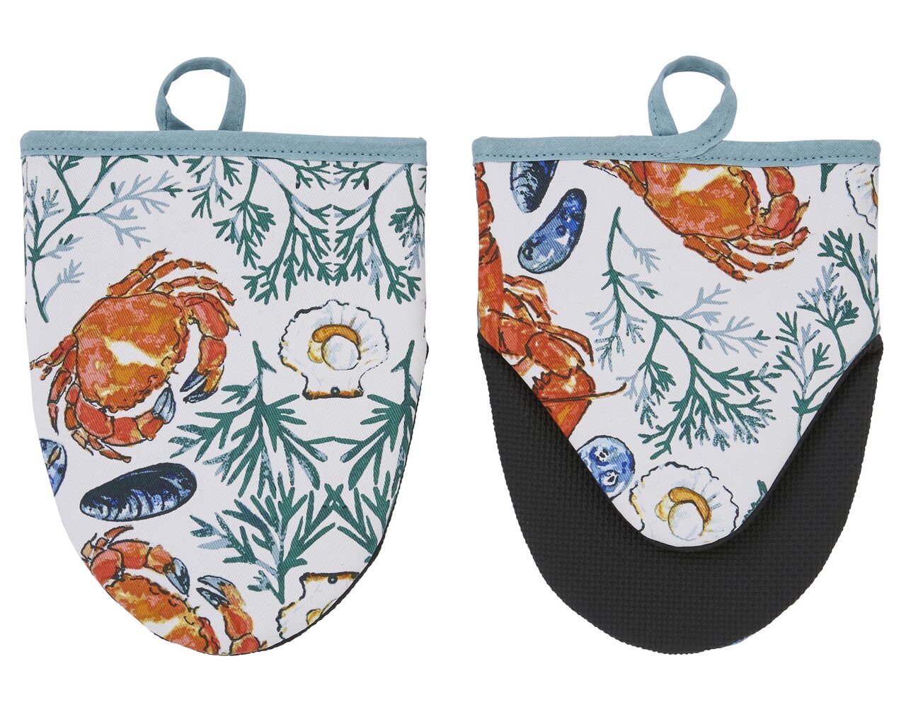 Meeresfrüchte -Topfhandschuhe | Micro Mitts | von Ulster Weavers